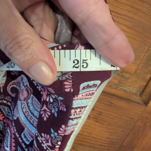 Bobbie Brooks Purple and Blue Midi Dress - Picture 5 of 6